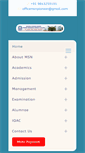 Mobile Screenshot of msnpioneermeenakshicollege.org